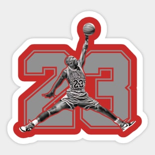 Michael Jordan 23 Basketball Sticker